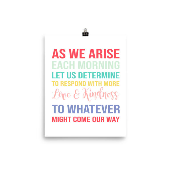 As We Arise Motivational Poster