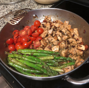 Pesto Chicken Italian Stir Fry