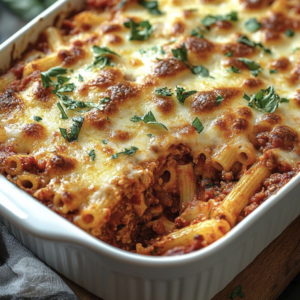 Italian Sausage Baked Ziti