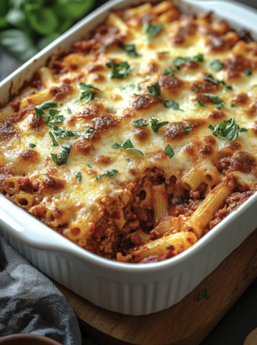 Italian Sausage Baked Ziti