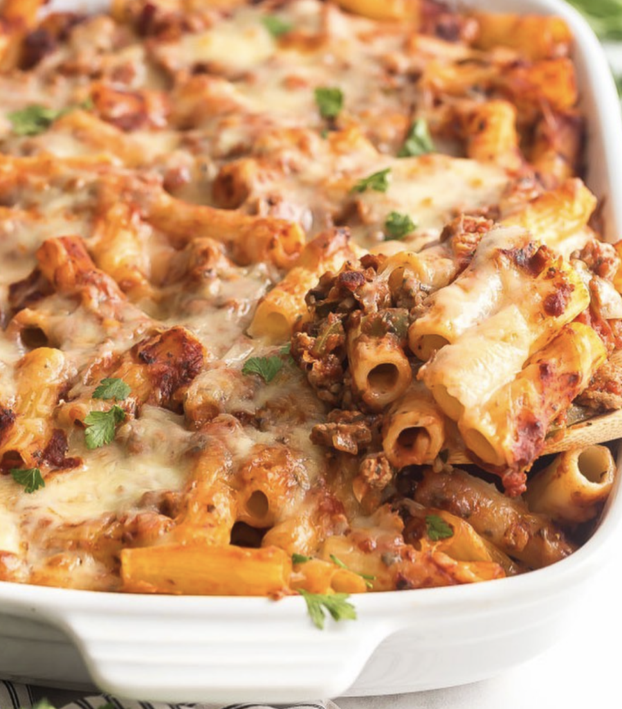 Italian Sausage Baked Ziti